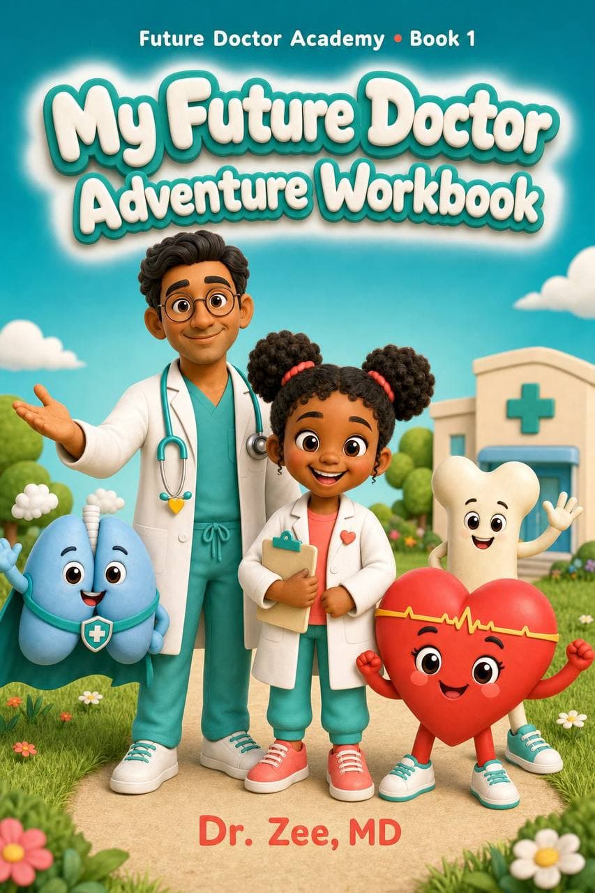 Future Doctor Academy Activity Workbook — front cover
